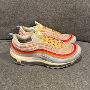 Nike Air Max 97 Shoes Football Grey Light Thistle Women's Sneaker Size 8
